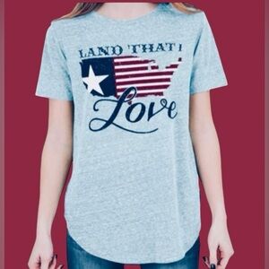 🇺🇸250TH ANNIVERSARY🇺🇸 “LAND THAT I LOVE” TEE BY ROYCE BRAND! SUPER SOFT! 🇺🇸